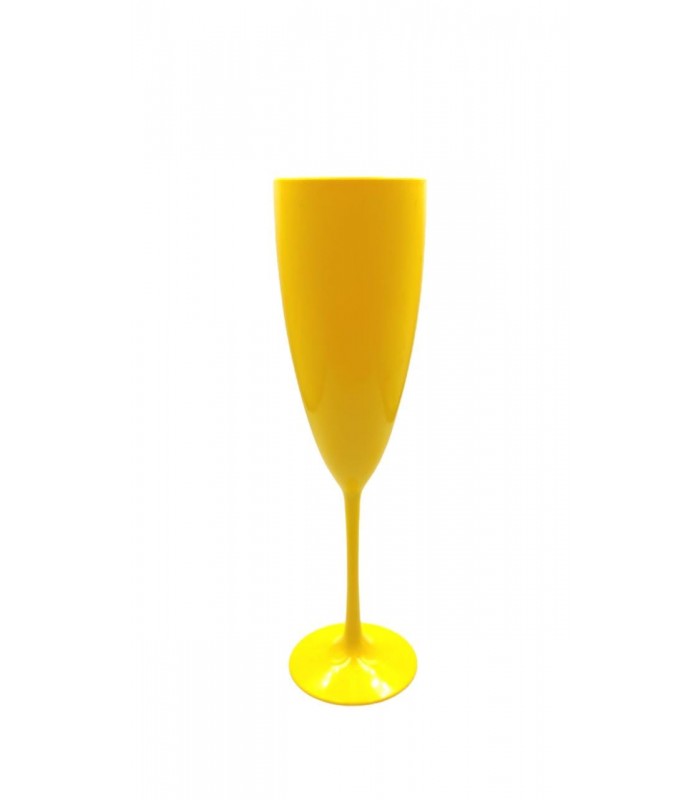 TAZA DE CHAMPANHE 170ML AMARILLO