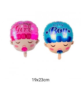 GLOBO METALIZADO CABEZA DE BEBE