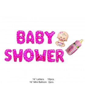 GLOBO METALIZADO BABY SHOWER