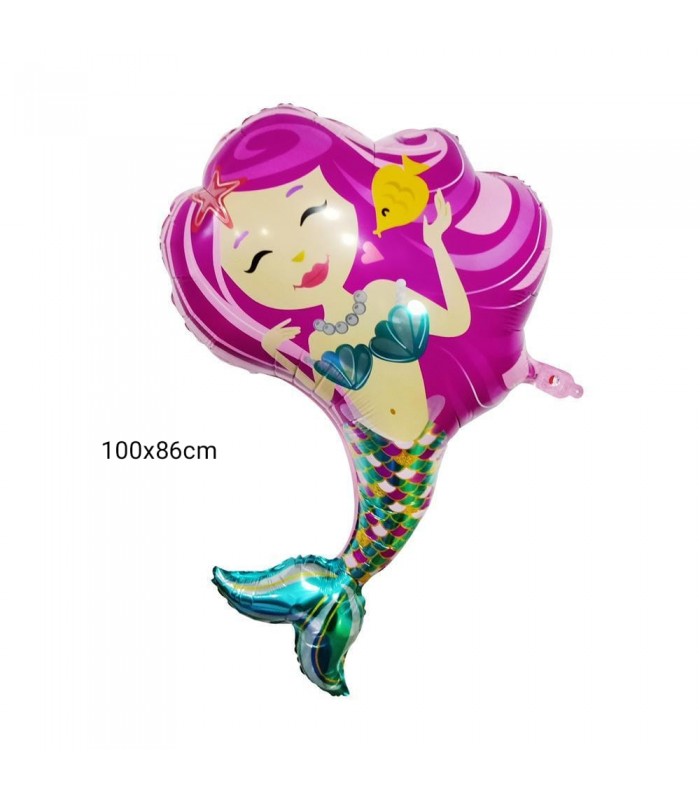 GLOBO METALIZADO SIRENA