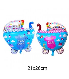 GLOBO METALIZADO CARRITO