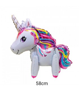 GLOBO METALIZADO UNICORNIO