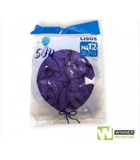 GLOBO LISO N°12 LILA CLARO