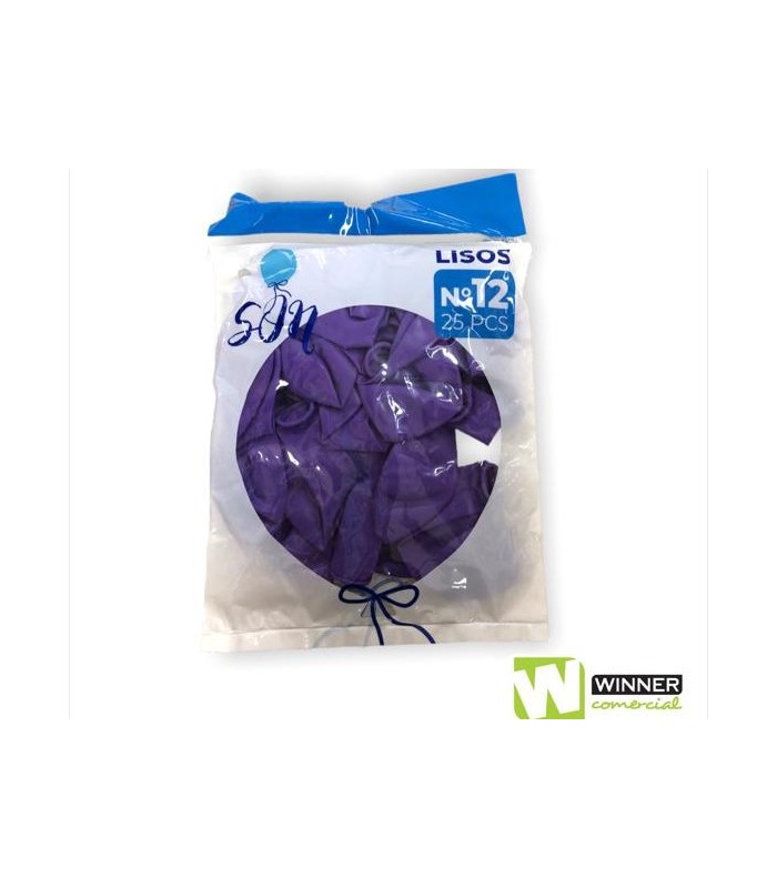 GLOBO LISO N°12 LILA CLARO