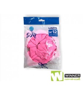 GLOBO LISO N°12 ROSA CLARO