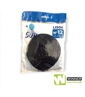 GLOBO LISO N°12 NEGRO