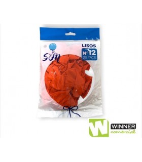 GLOBO LISO N°12 NARANJADO