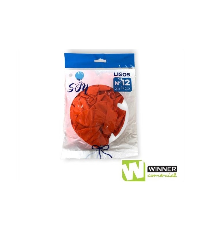 GLOBO LISO N°12 NARANJADO