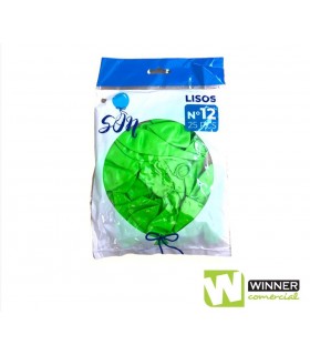GLOBO LISO N°12 VERDE FRUTA