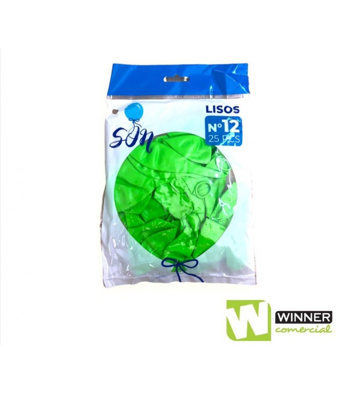 GLOBO LISO N°12 VERDE FRUTA