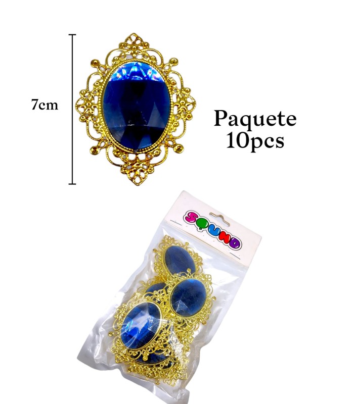 TAG PERLA AZUL CLARO