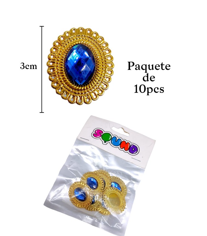 TAG PERLA AZUL CLARO