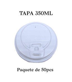 TAPA BLANCA 350ML 50PC