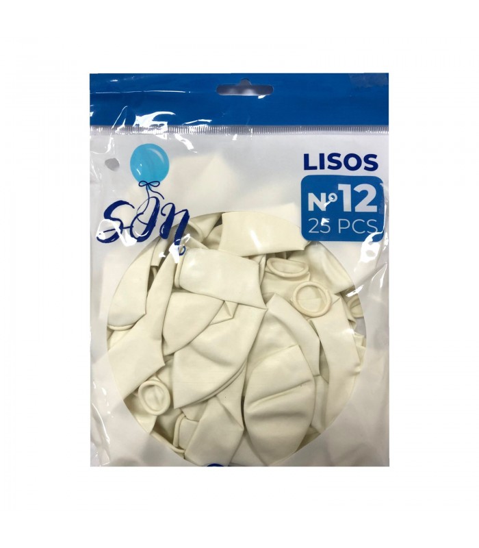 GLOBO LISO N°12 BLANCO