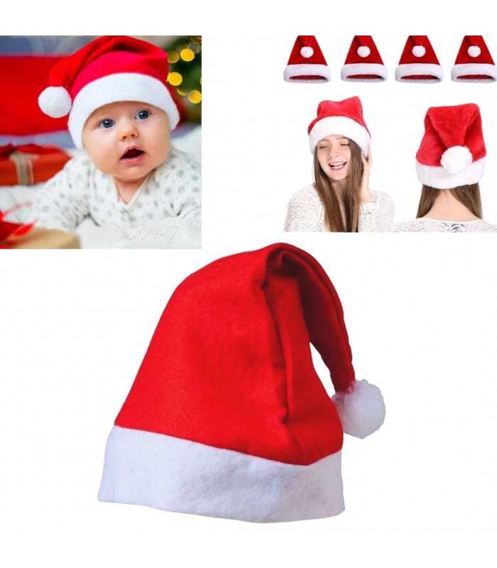GORRA NAVIDEÑA ROJO