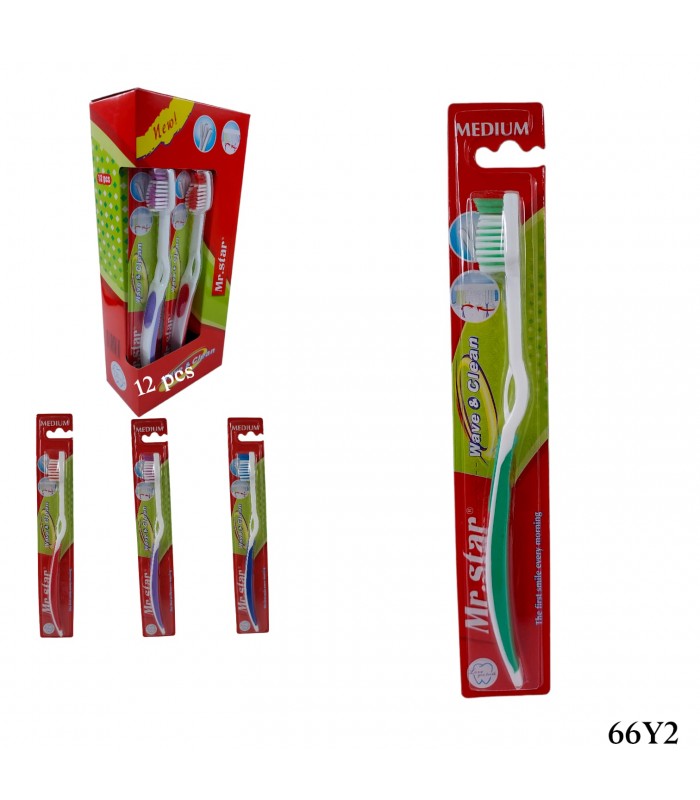 CEPILLO ADULTO X12PCS