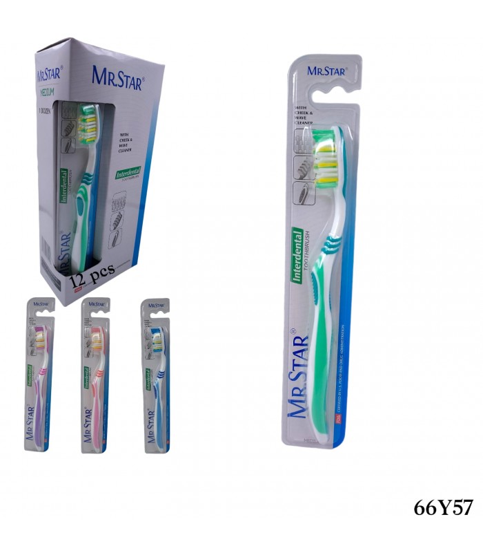 CEPILLO ADULTO X12PCS