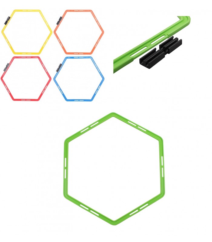 ARO HEXAGONAL 55X48CM PAQ 10PC