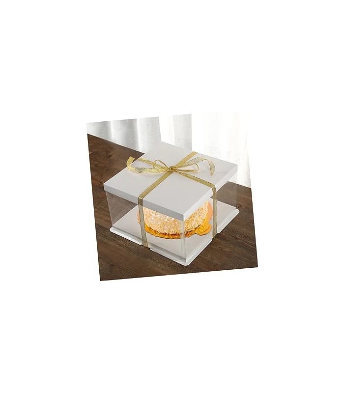 CAJA TRANSPARENTE CUADRADO 3 TIER