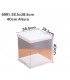 CAJA TRANSPARENTE CUADRADO 3 TIER