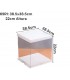 CAJA TRANSPARENTE CUADRADO 1 TIER