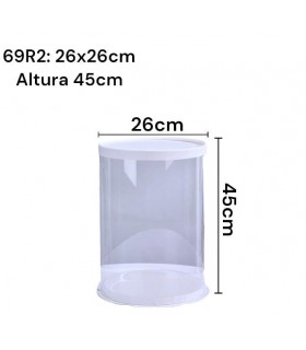 CAJA TRANSPARENTE CILINDRO 5 TIER
