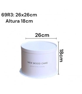 CAJA BLANCO CILINDRO 1 TIER