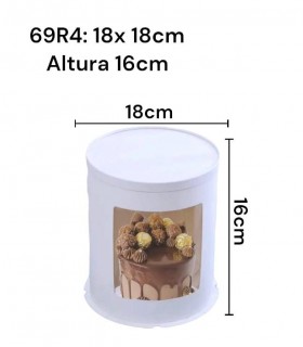 CAJA BLANCO CILINDRO C/ VISOR 1 TIER