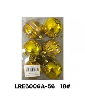 BOLAS NAVIDEÑOS DORADO