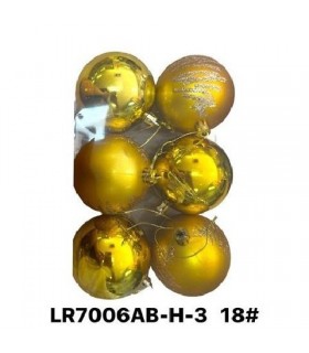 BOLAS NAVIDEÑOS  DORADO