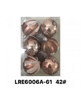 BOLAS NAVIDEÑOS MARRON CLARO