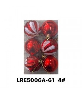 BOLAS NAVIDEÑOS ROJO
