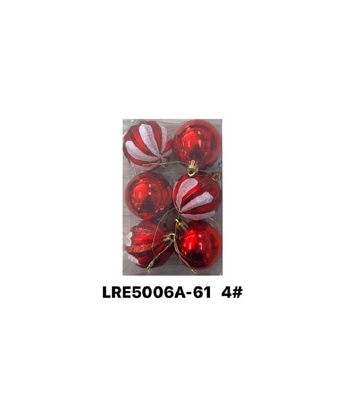 BOLAS NAVIDEÑOS ROJO
