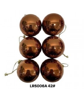 BOLAS NAV 5CM 6PC MARRON CLARO