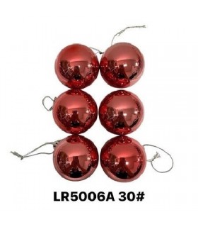 BOLAS NAV 5CM 6PC ROSA GOLD