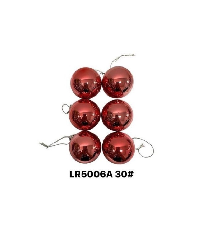 BOLAS NAV 5CM 6PC ROSA GOLD