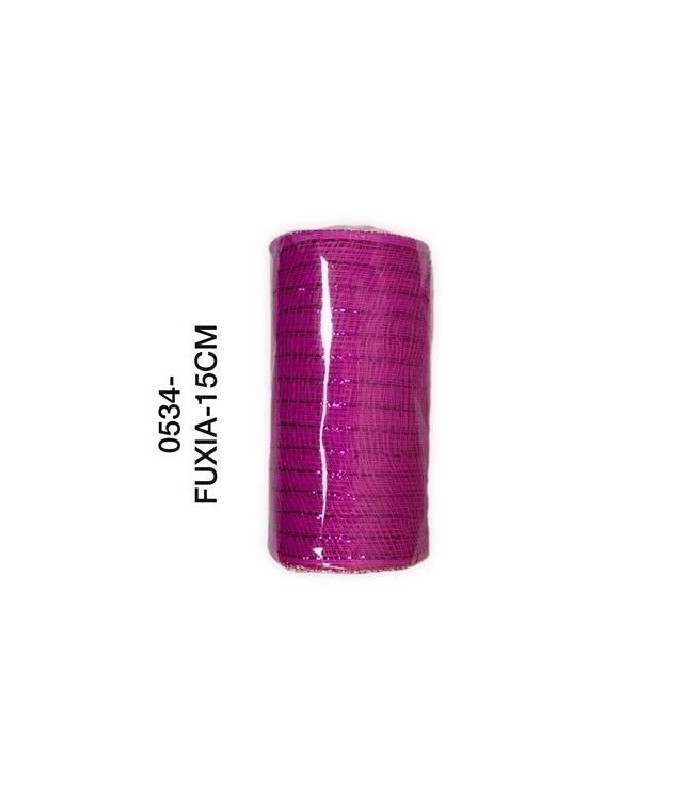 CINTA MALLA FUCSIA 15CM