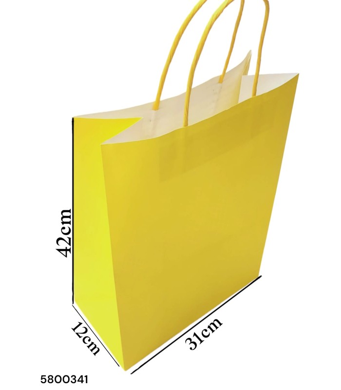 BOLSA REGALO AMARILLO XL