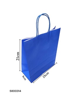 BOLSA REGALO AZUL FRANCIA P 21X15X8