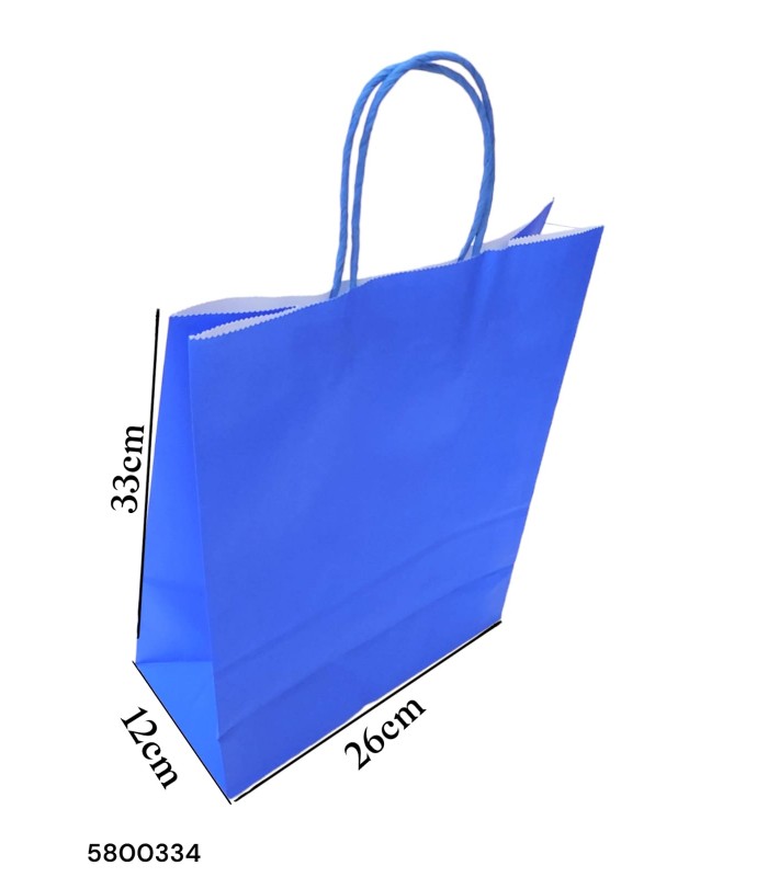 BOLSA REGALO ZUL FRANCIA L 33X26X12