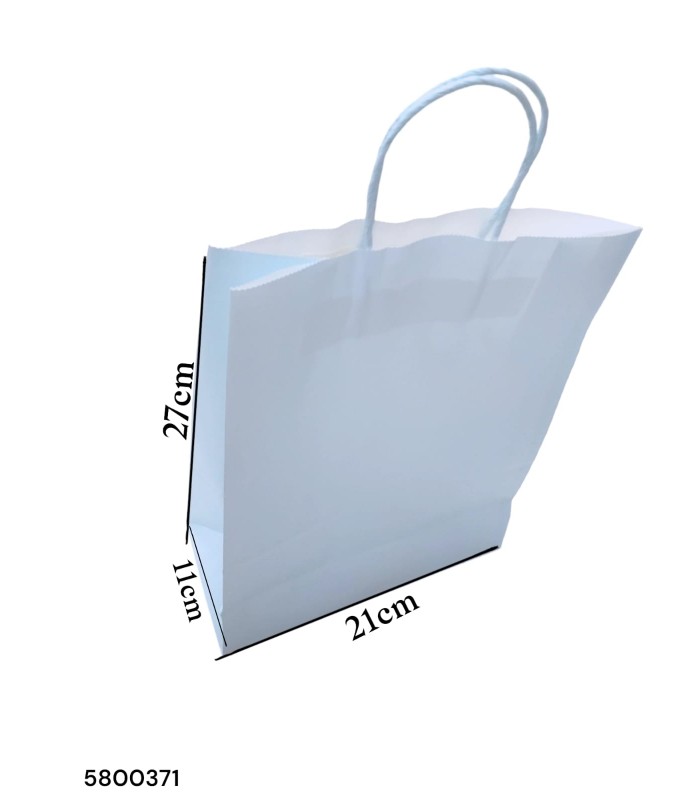 BOLSA REGALO CELESTE PASTEL M 27X21X11