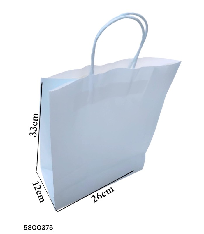 BOLSA REGALO CELESTE PASTEL L 33X26X12