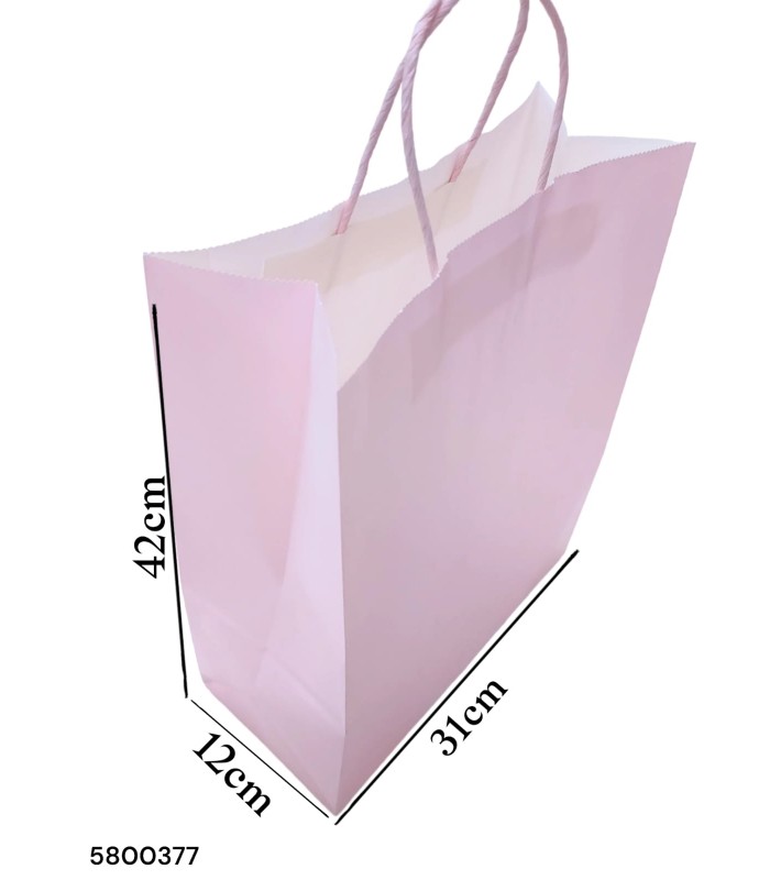 BOLSA REGALO ROSADO PASTEL XL