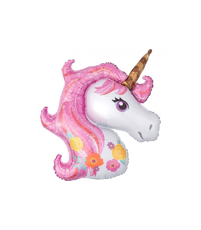 GLOBO METALIZADO UNICORNIO