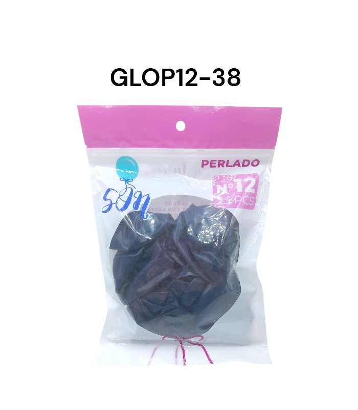 GLOBO PERLADO N°12 NOCHE NOCTURNO 25PCS