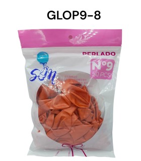 GLOBO PERLADO N°9 ROSA VIEJO