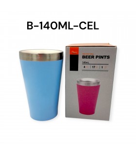 VASO TERMICO 140ML CELESTE