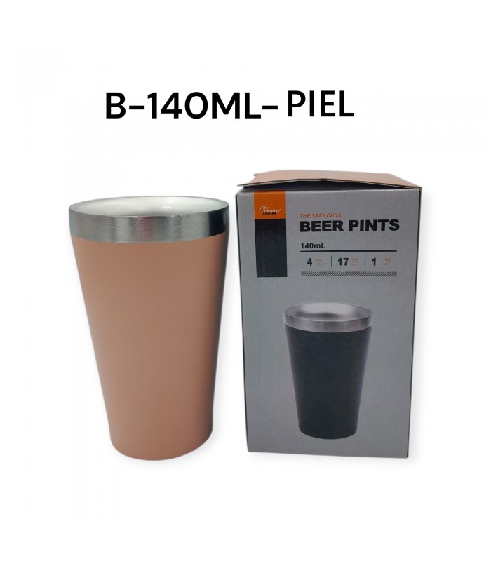 VASO TERMICO 140ML PIEL