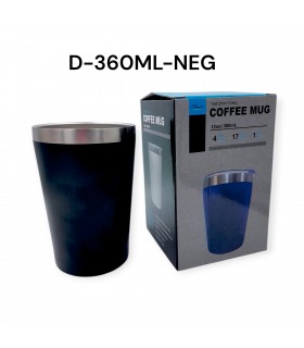 VASO TERMICO NEGRO 360ML