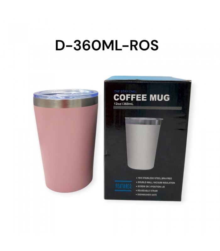 VASO TERMICO ROSA 360ML